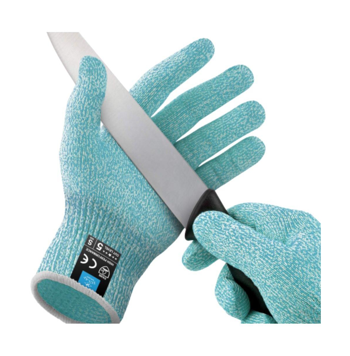 ZULAY KITCHEN CUT RESISTANT GLOVES FOOD GRADE LEVEL 5 PROTECTION