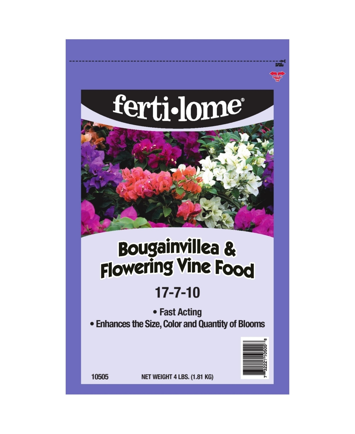 10505 Bougainvillea & Flowering Vine Food 17-7-10 4 lbs. - Open Miscellaneous