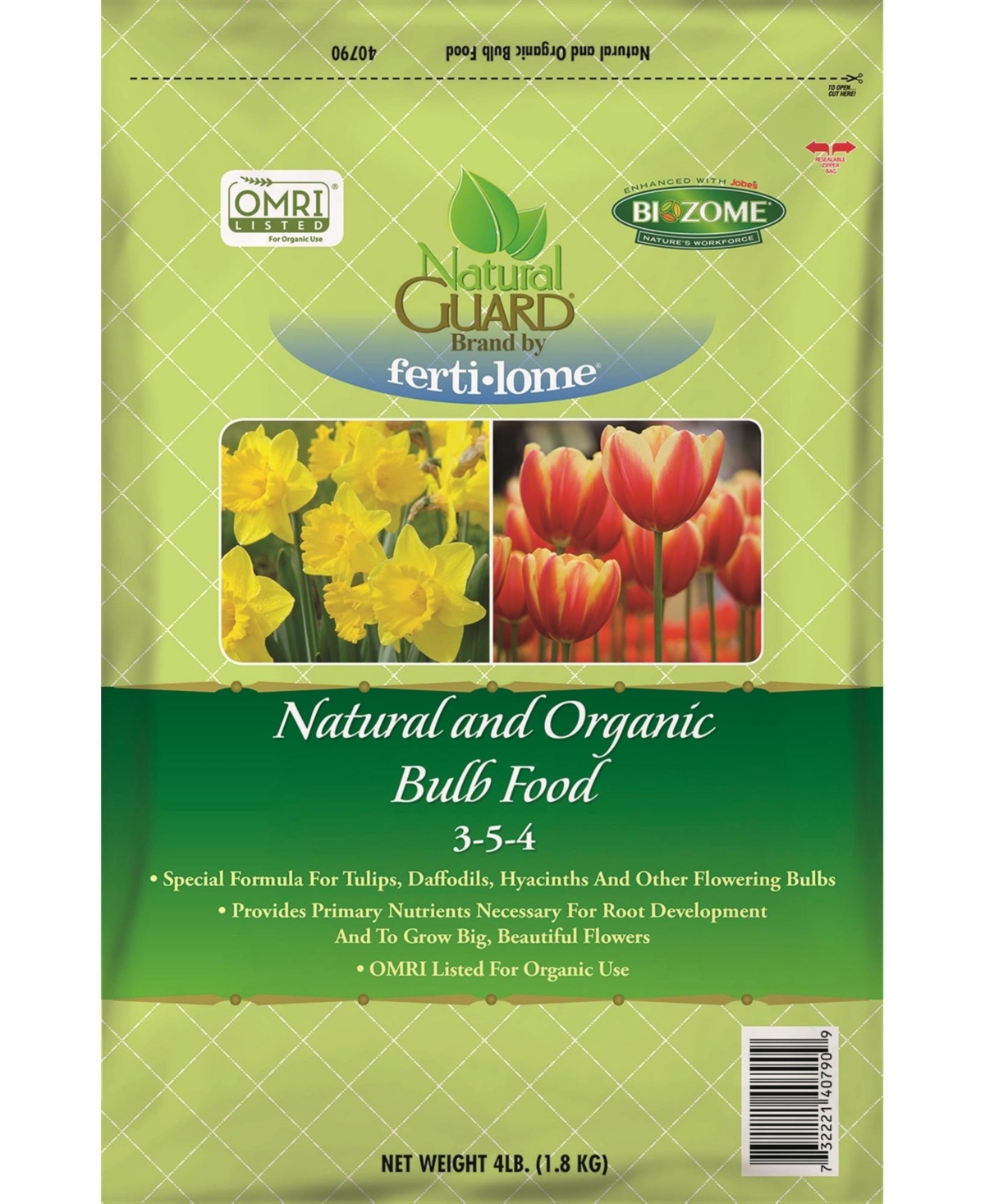 Natural Guard Natural and Organic Bulb Food 3-5-4, 4lbs - Open Misce