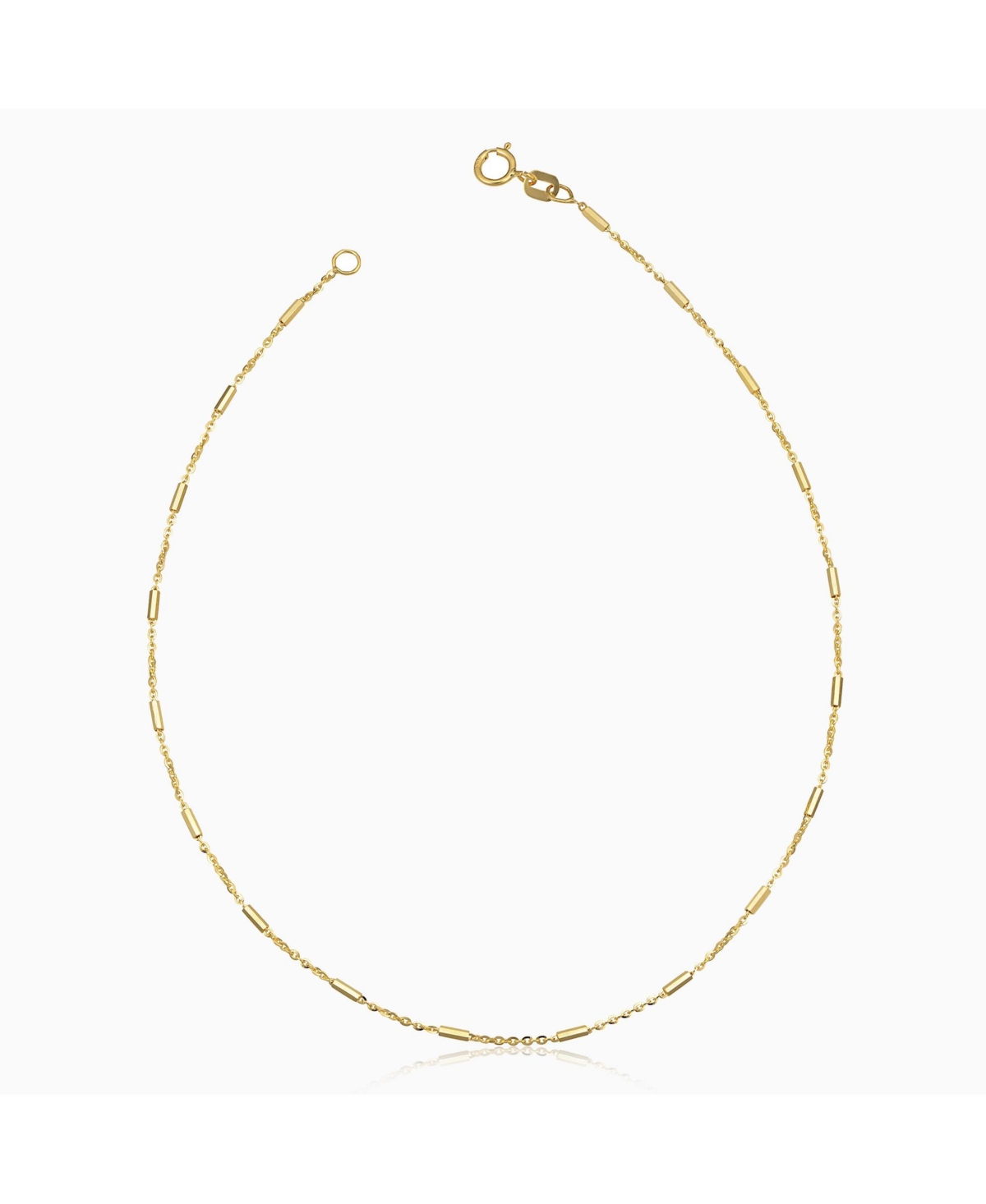ORADINA VICENZA ROLO ANKLET IN 14K YELLOW GOLD