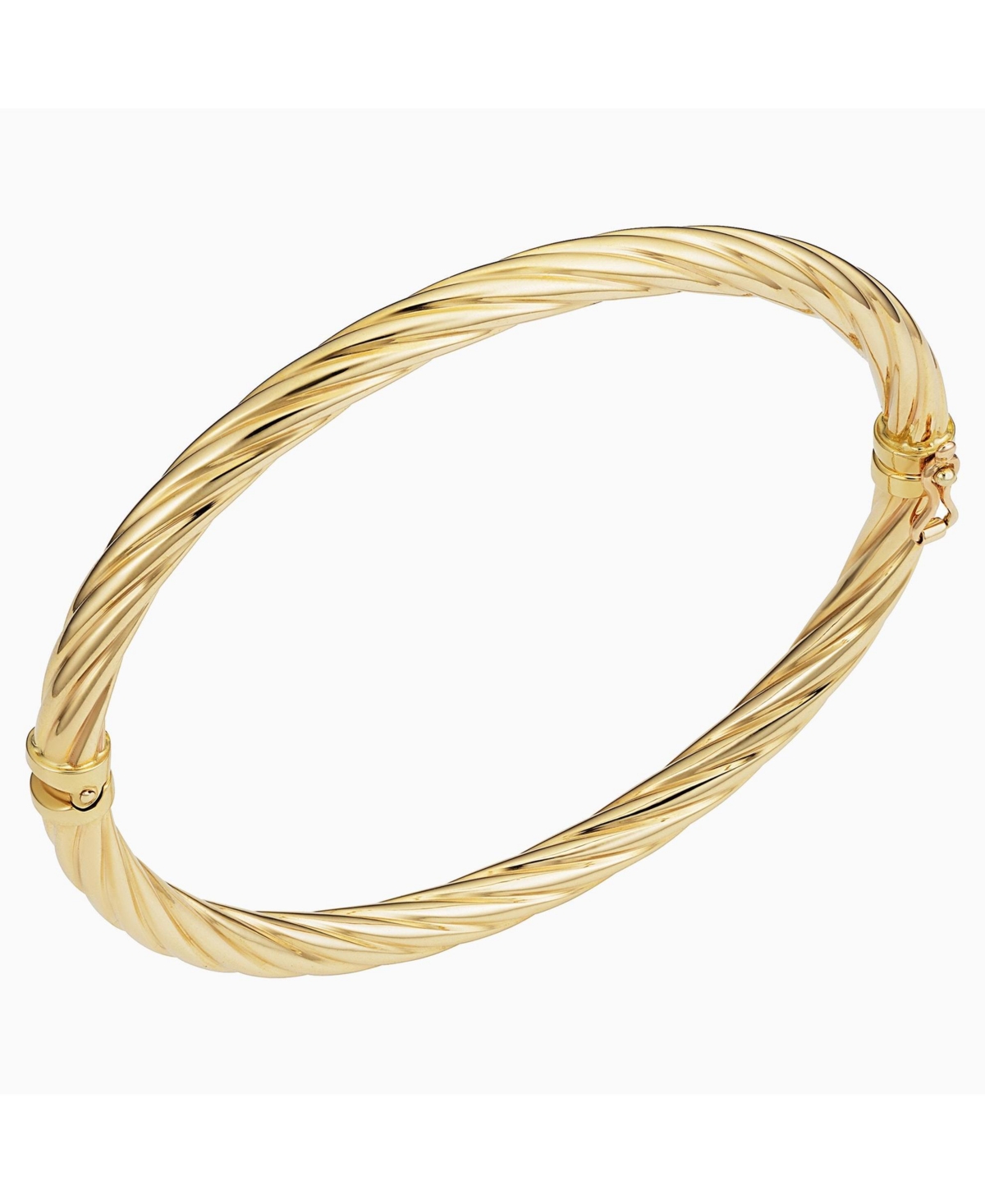 ORADINA WITH A TWIST BANGLE ONE SIZE IN 14K YELLOW GOLD