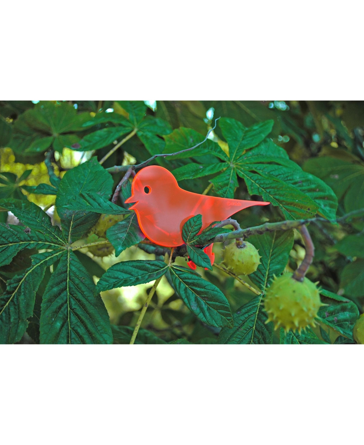 Xxd XXDs Astwart Bird Feeding Station Tree decor- Orange w Shining Edge