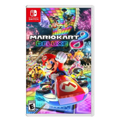 Mario Kart 8 Game and Game Caddy for Switch