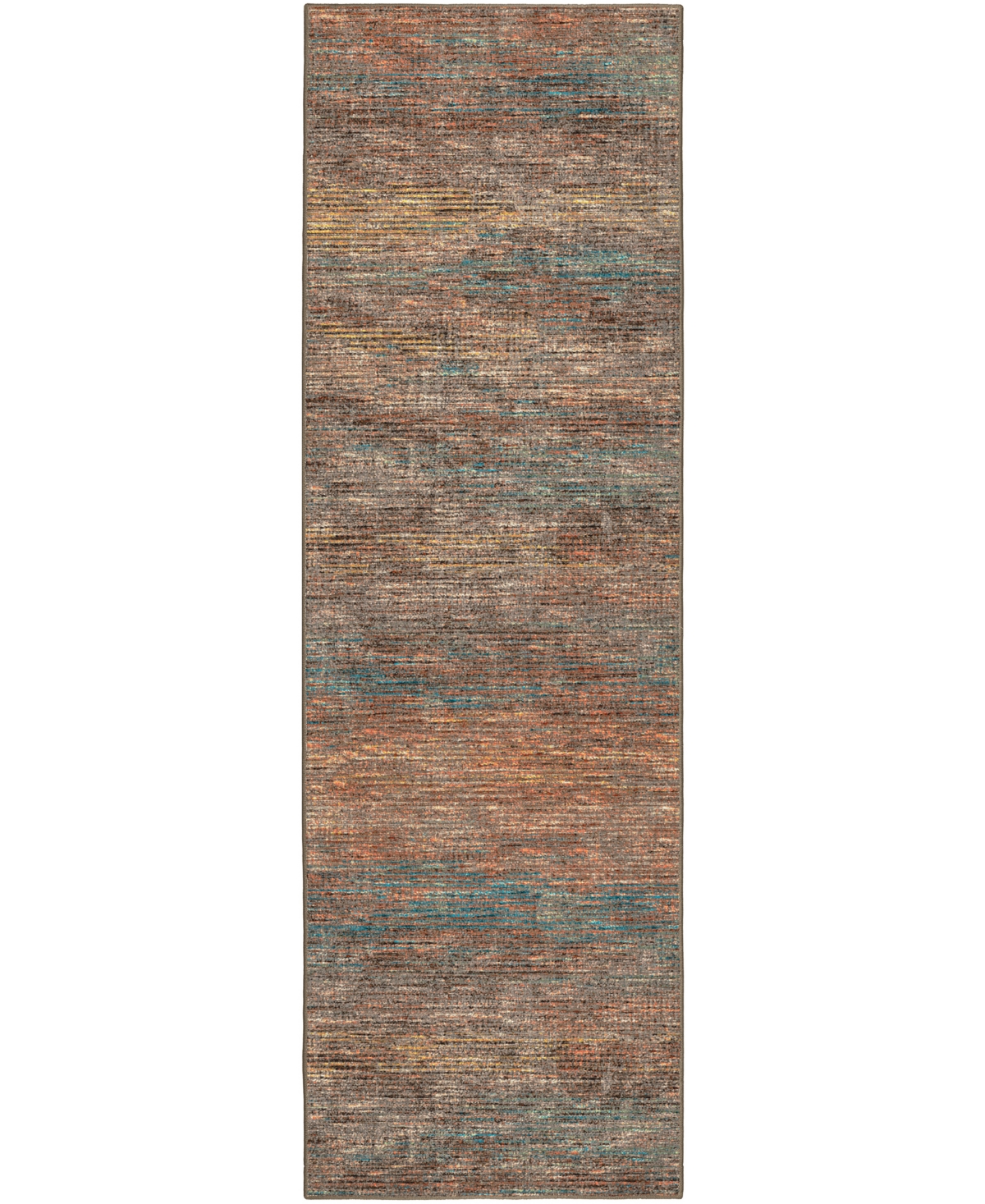 D Style Koda Kda-1 2'6in x 12' Runner Area Rug - Paprika