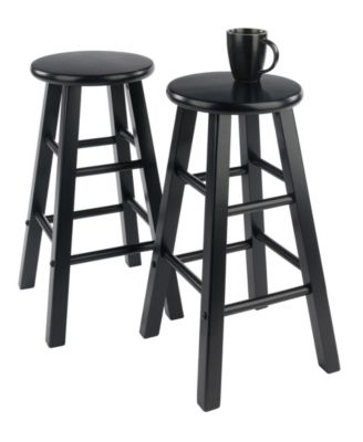 Element 2-Piece Wood Counter Stool Set