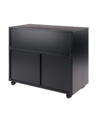 Halifax 26.3" Wood 3-Small 2-Wide Drawers Storage Cabinet