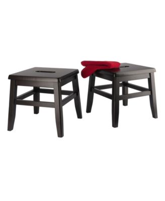 Kaya 2-Piece Wood Conductor Stool Set