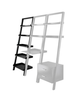 Bellamy 69.36" Wood 5-Tier Leaning Shelf