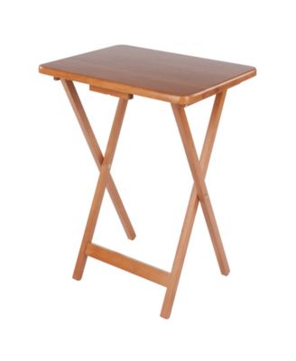 Sophia 5-Piece Wood Drop Leaf Top Snack Table Set