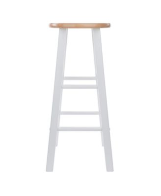 Element 2-Piece Wood Bar Stool Set