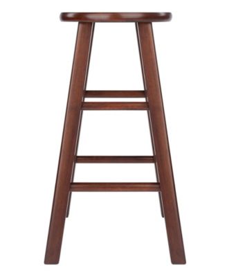 Element 2-Piece Wood Counter Stool Set