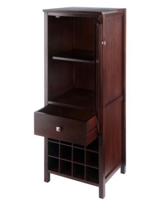 Brooke Jelly 47.44" Wood 3-Section Cupboard