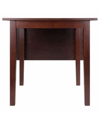 Perrone 29.13" Wood Drop Leaf Dining Table