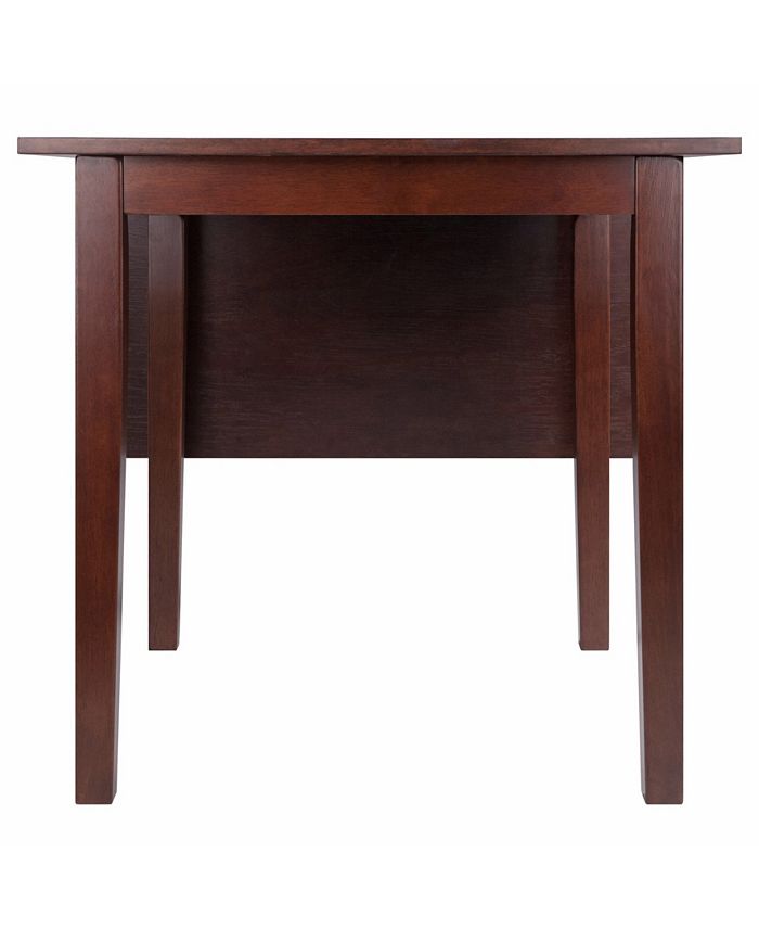 Winsome Perrone 29.13" Wood Drop Leaf Dining Table - Macy's