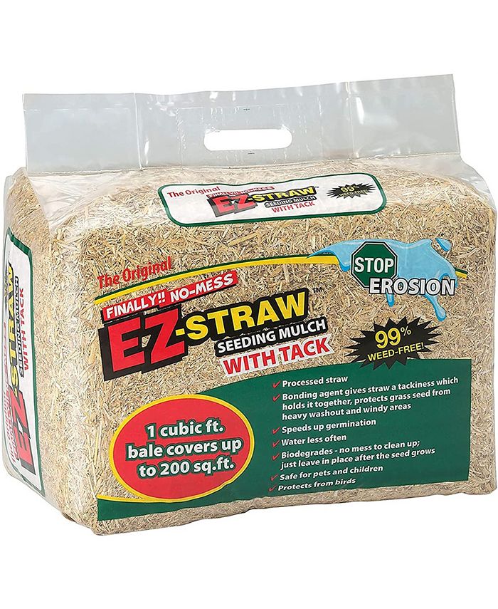 EZStraw Seeding Mulch With Tack 11 lb Macy's