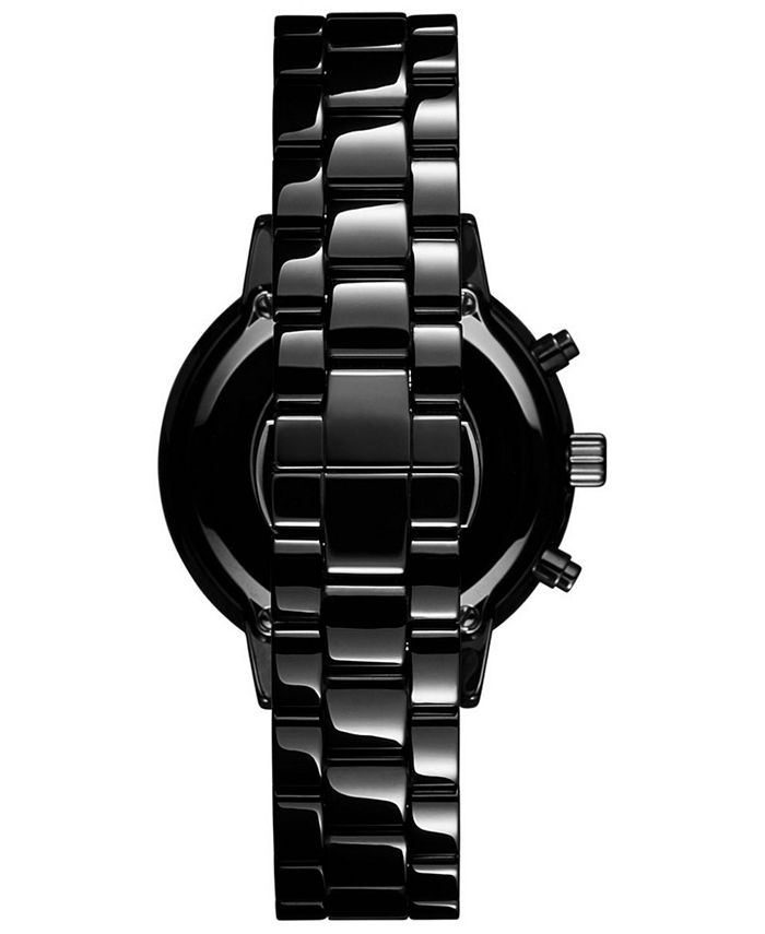 MVMT Women's Nova Ceramic Black Bracelet Watch, 38mm Macy's