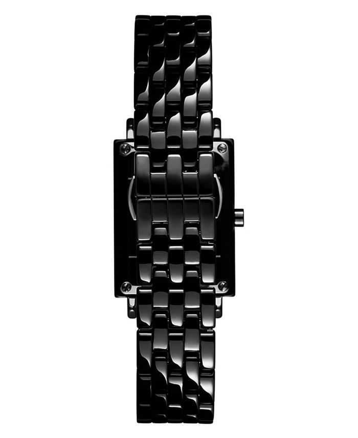MVMT Women's Signature Square Ceramic Black Bracelet Watch, 26mm Macy's