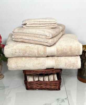 Legend Turkish Cotton Luxury 6-Pc. Bath Towel Set