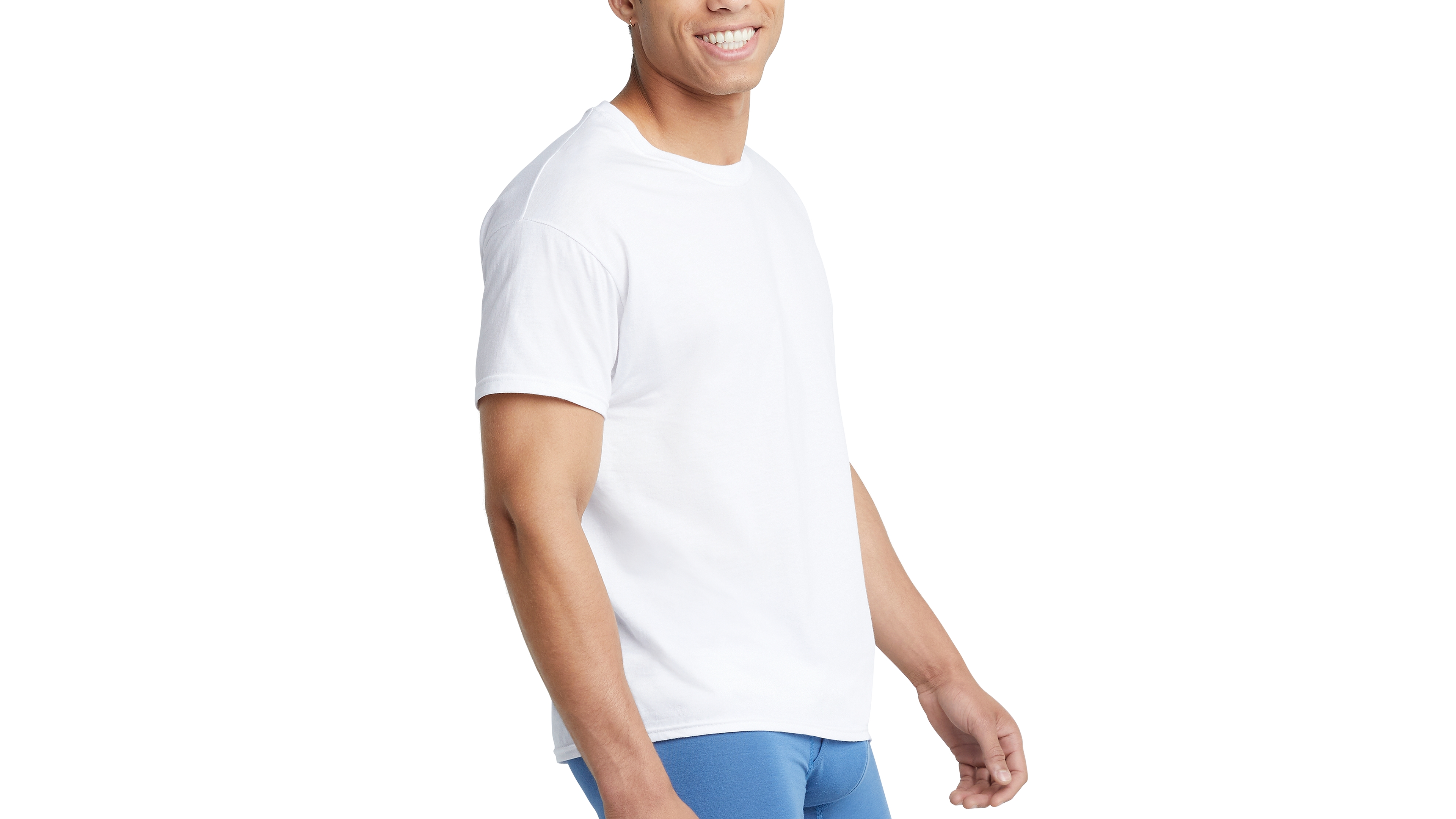 Hanes Men's 6-Pack Ultimate Crewneck Undershirts
