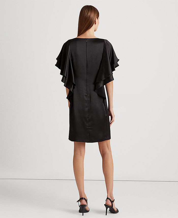 Dresses Knee Length Women's Strappy Black Midi Dress | Summer Beach Sundress  | UK Sizes 8-20 Plus Black Summer Dress Women