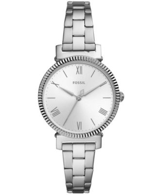 Fossil Women's Daisy Stainless Steel Bracelet Watch 34mm - Macy's