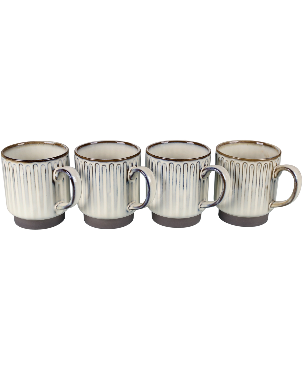 Colonnade Set of Four Mugs, 16 oz - Cream