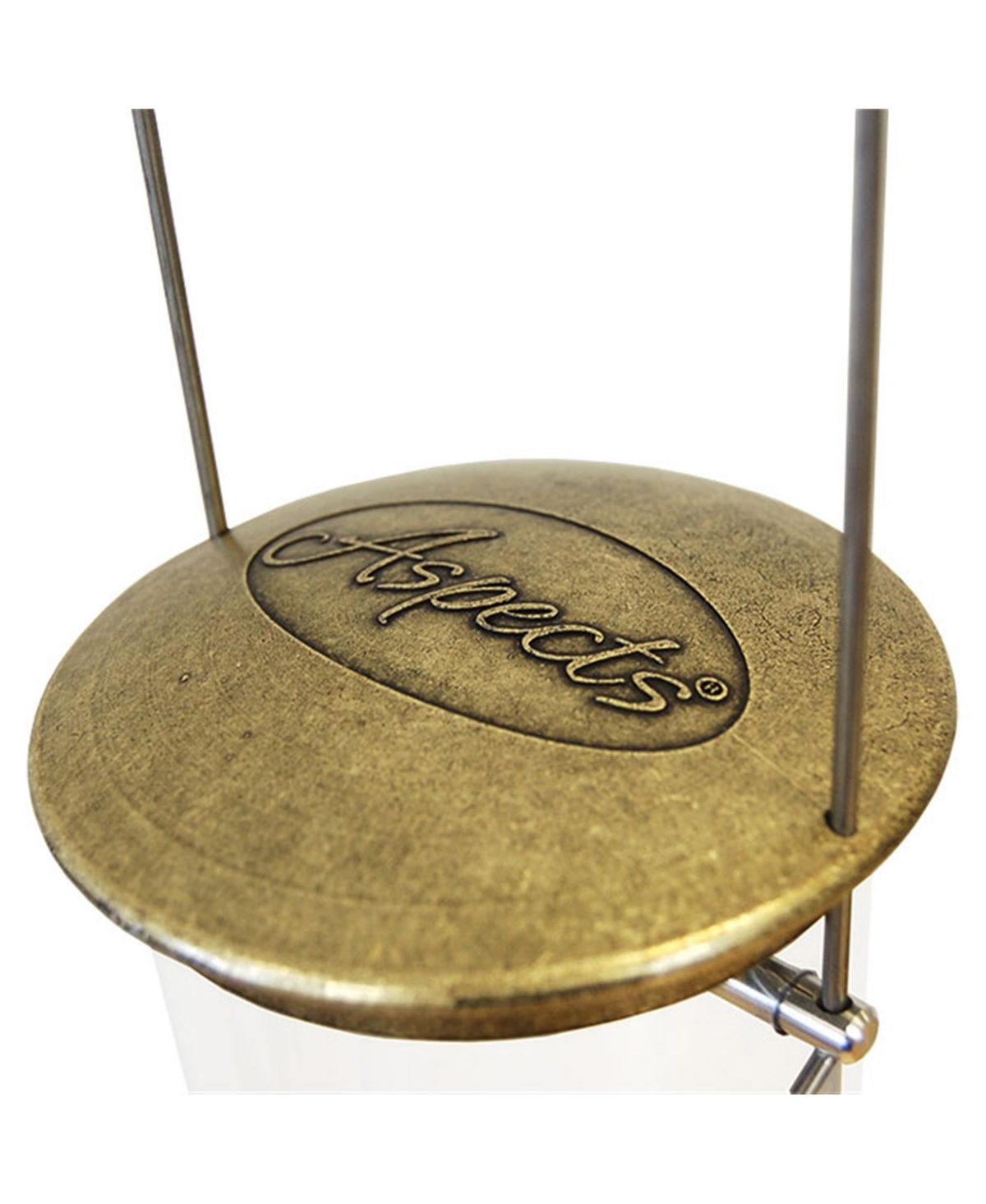 Aspects ASP420 Antique Brass Quick Clean Big Tube Feeder, Large