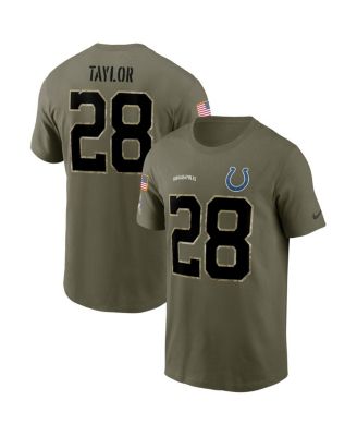 Youth Nike Jonathan Taylor Olive Indianapolis Colts 2022 Salute To Service  Player Limited Jersey