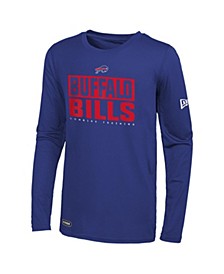 Men's Royal Buffalo Bills Combine Authentic Offsides Long Sleeve T-shirt