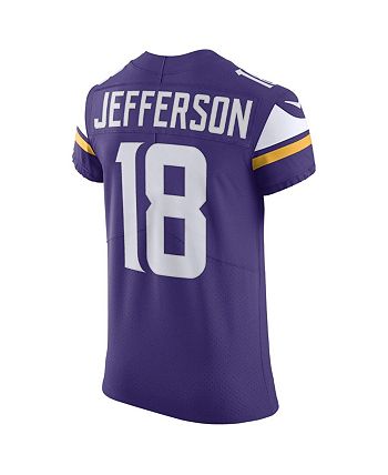 Men's Nike Justin Jefferson Purple Minnesota Vikings Classic Vapor F.U.S.E.  Limited Jersey