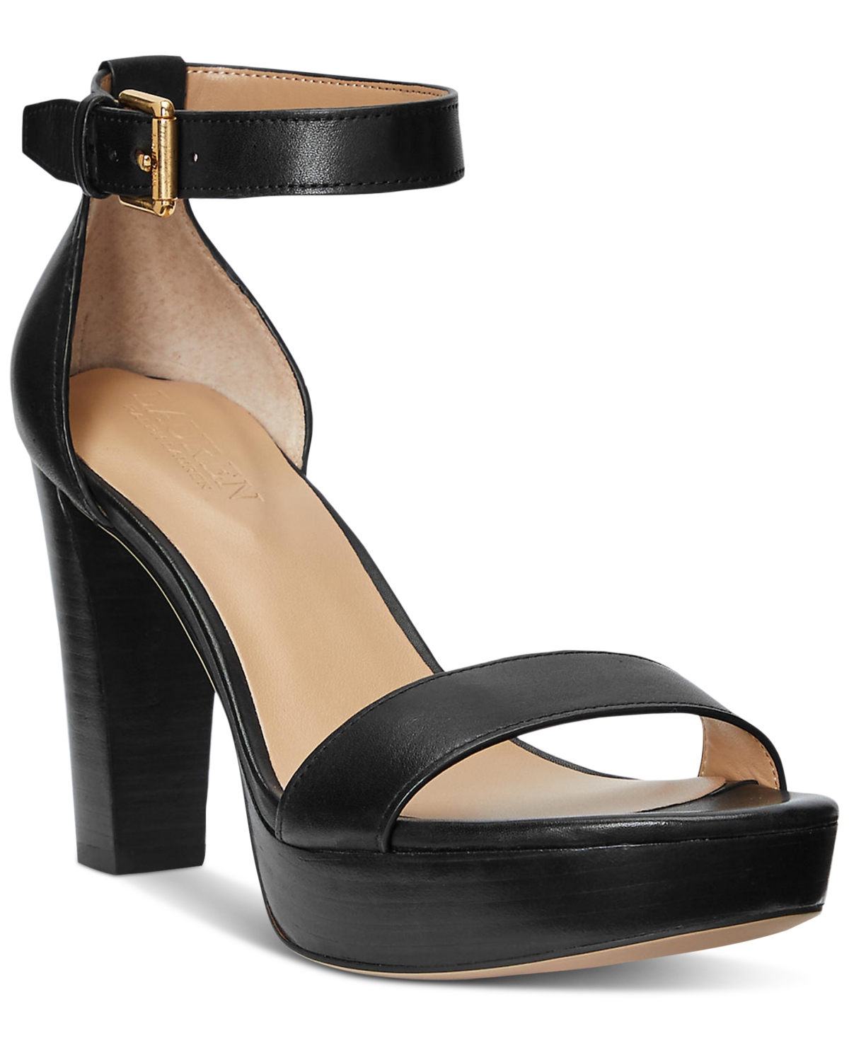 LAUREN RALPH LAUREN ☆ Sylvia プラットフォーム サンダル Ralph Lauren Women's Sylvia Dress Sandals In Black | ModeSens