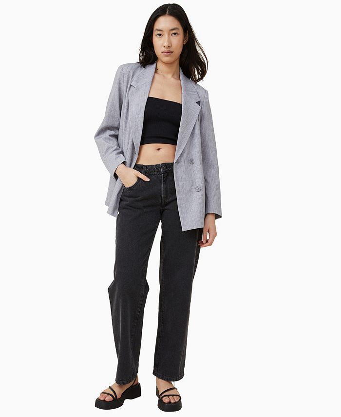 COTTON ON Women's Oversized Blazer Jacket - Macy's