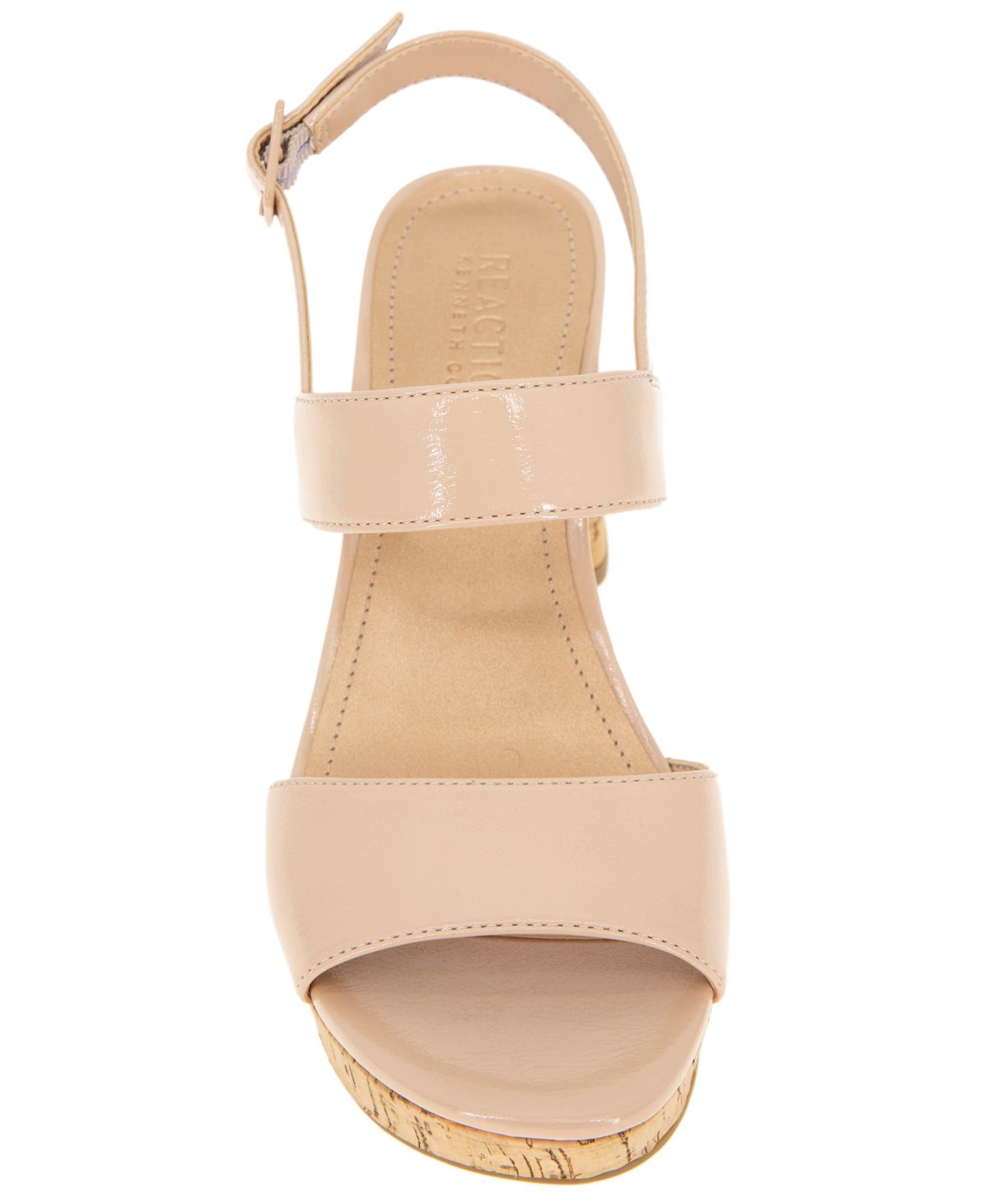 Женские сандалии Kenneth Cole Reaction Reebeka Platform, цвет: Латте лаковый — фото 7