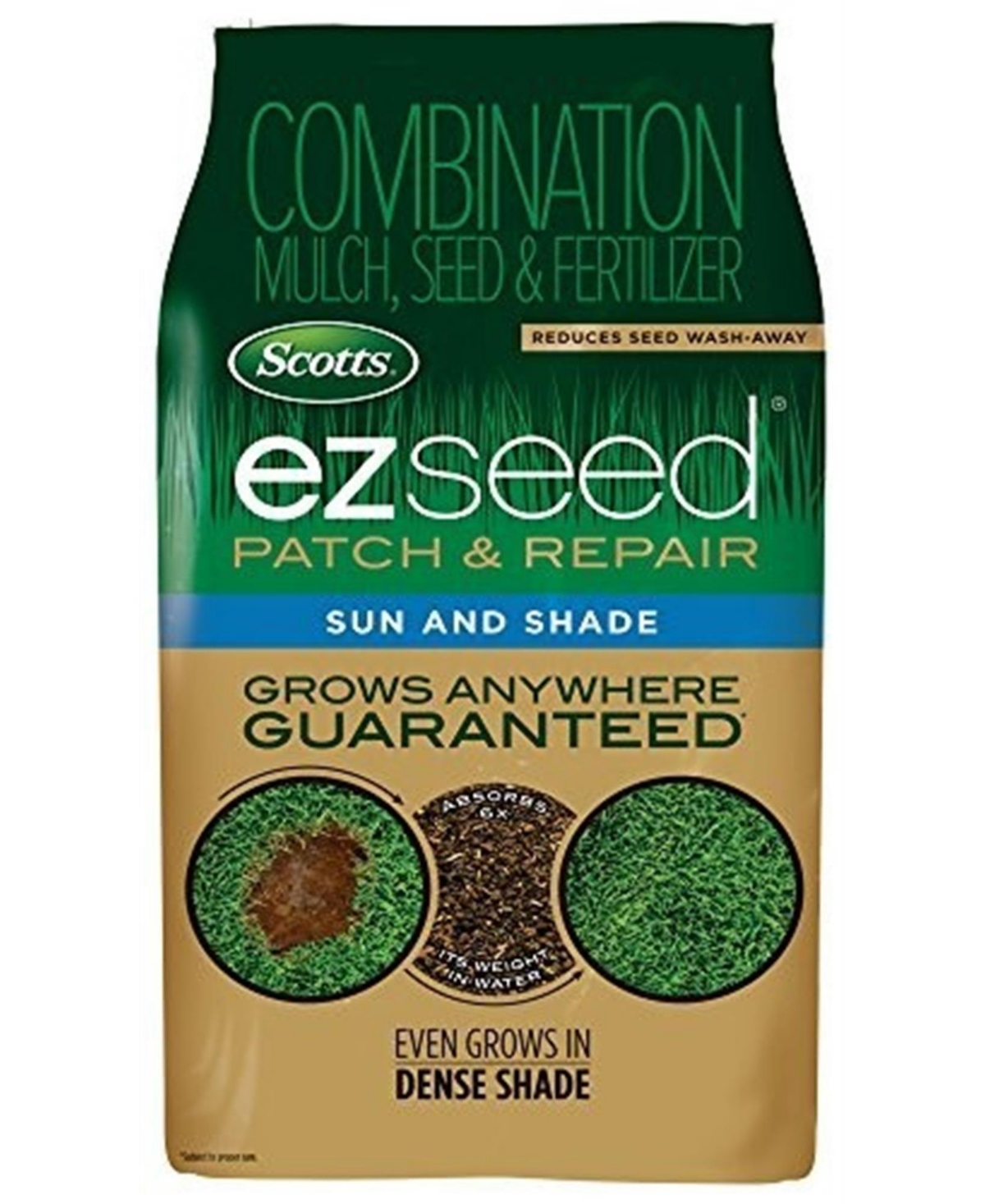 Scotts (#17540) Ez Seed Patch & Repair Sun and Shade Grass Seed, 10 Lb