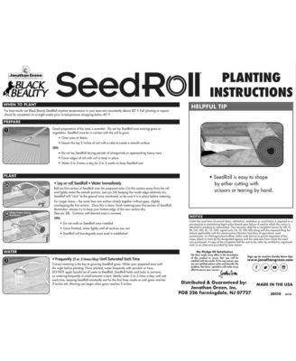 Black Beauty Biodegradable Grass Seed Roll -50 Sq Ft