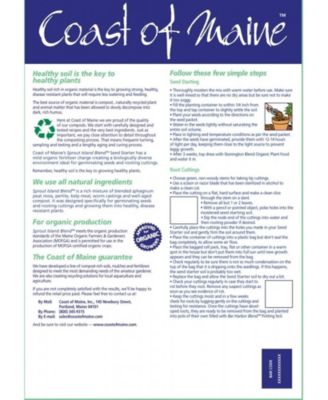 Sprout Island, Organic Seed Starter, 2 cu ft