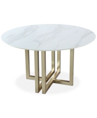 Emila Round Sintered Stone Dining Table, Created for Macy's 
