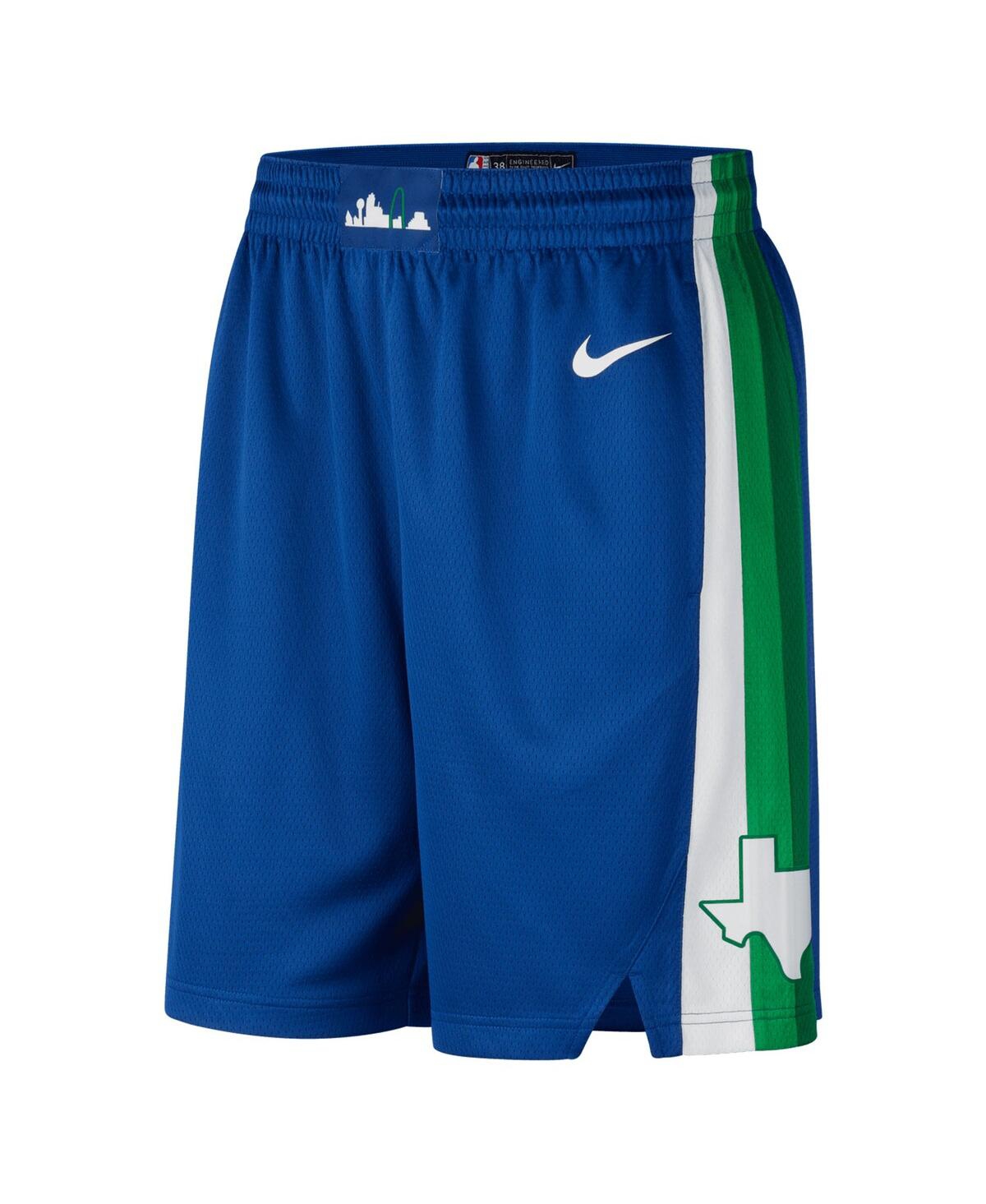 Shop Nike Men's  Blue Dallas Mavericks 2022/23 City Edition Swingman Shorts
