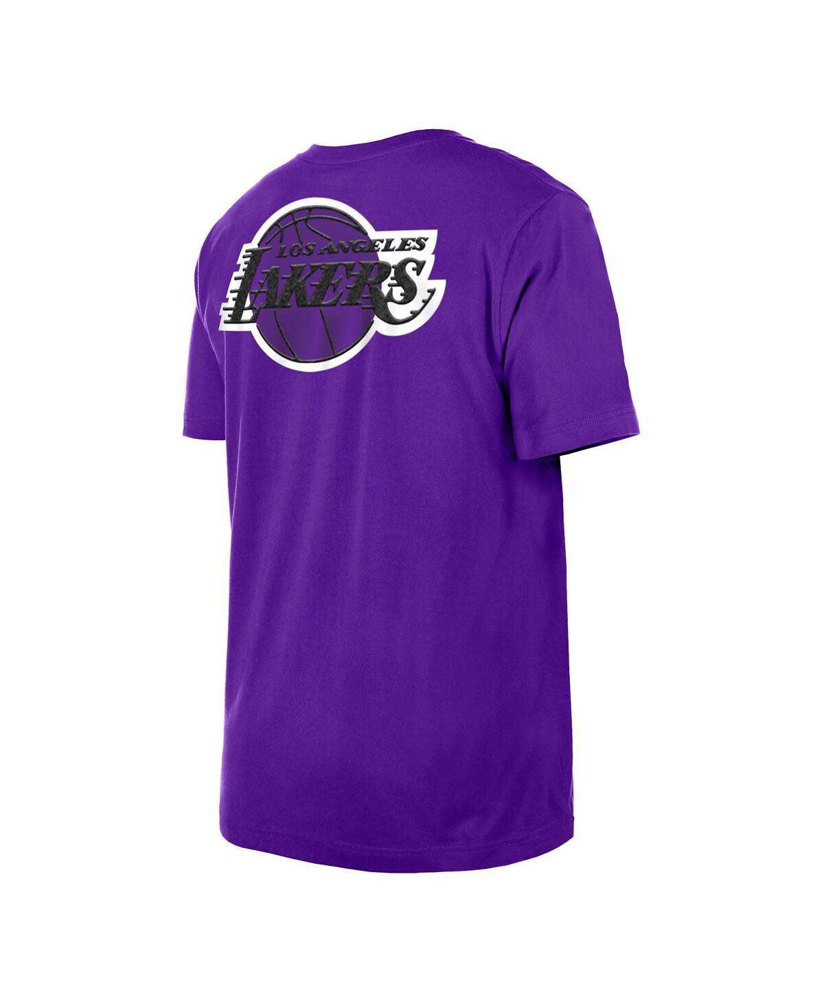Shop New Era Men's  Purple Los Angeles Lakers 2022/23 City Edition Elite Pack T-shirt