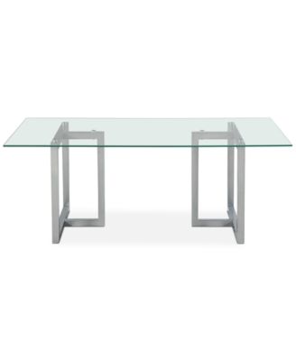 Emila Rectangular Glass Dining Table, Created for Macy's