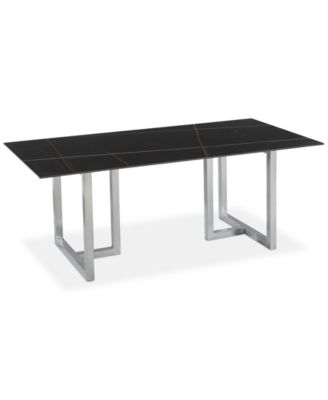 Emila Rectangular Sintered Stone Dining Table, Created for Macy's