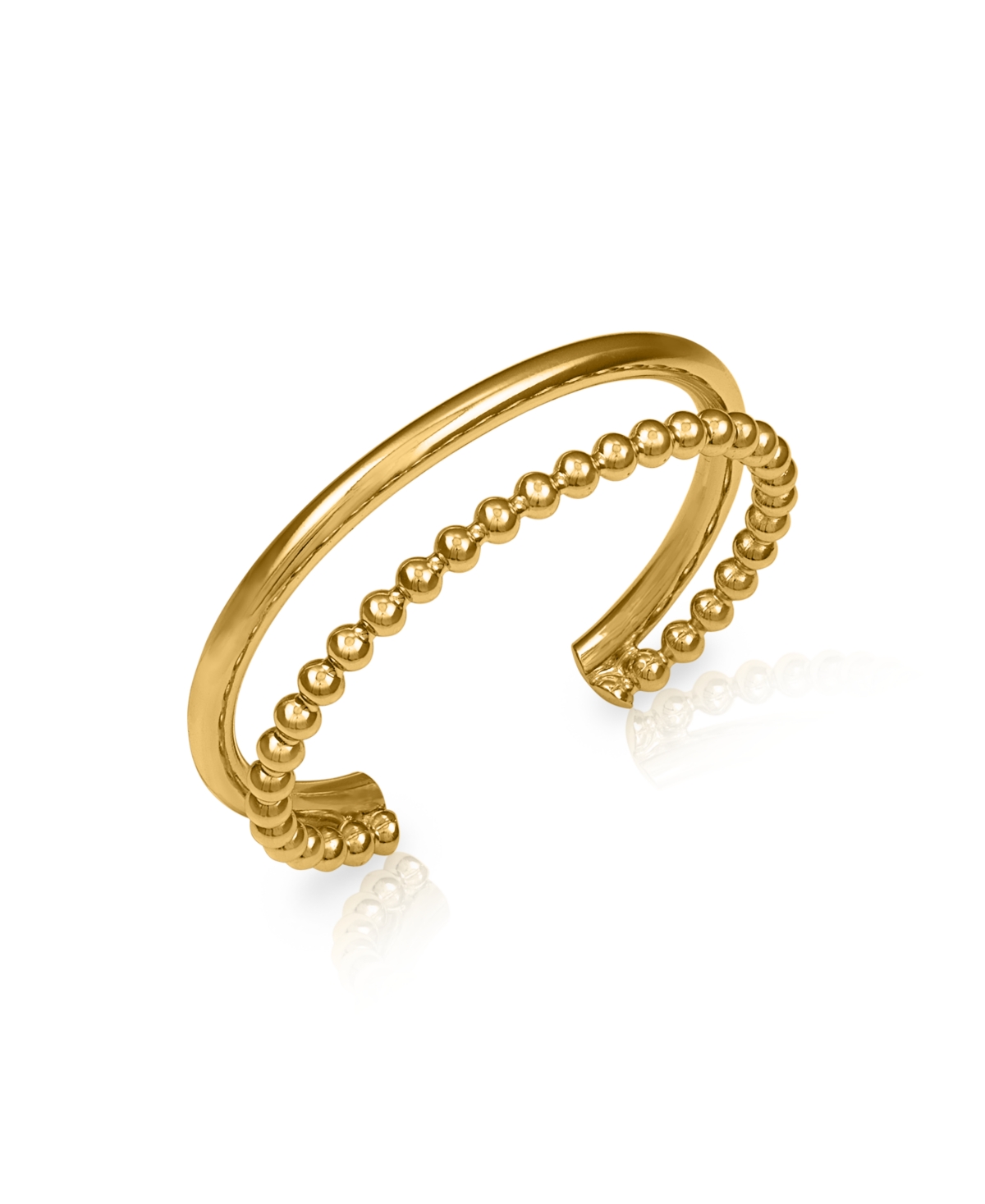 Oma The Label The Ile Stainless Steel Bangle Bracelet In Gold