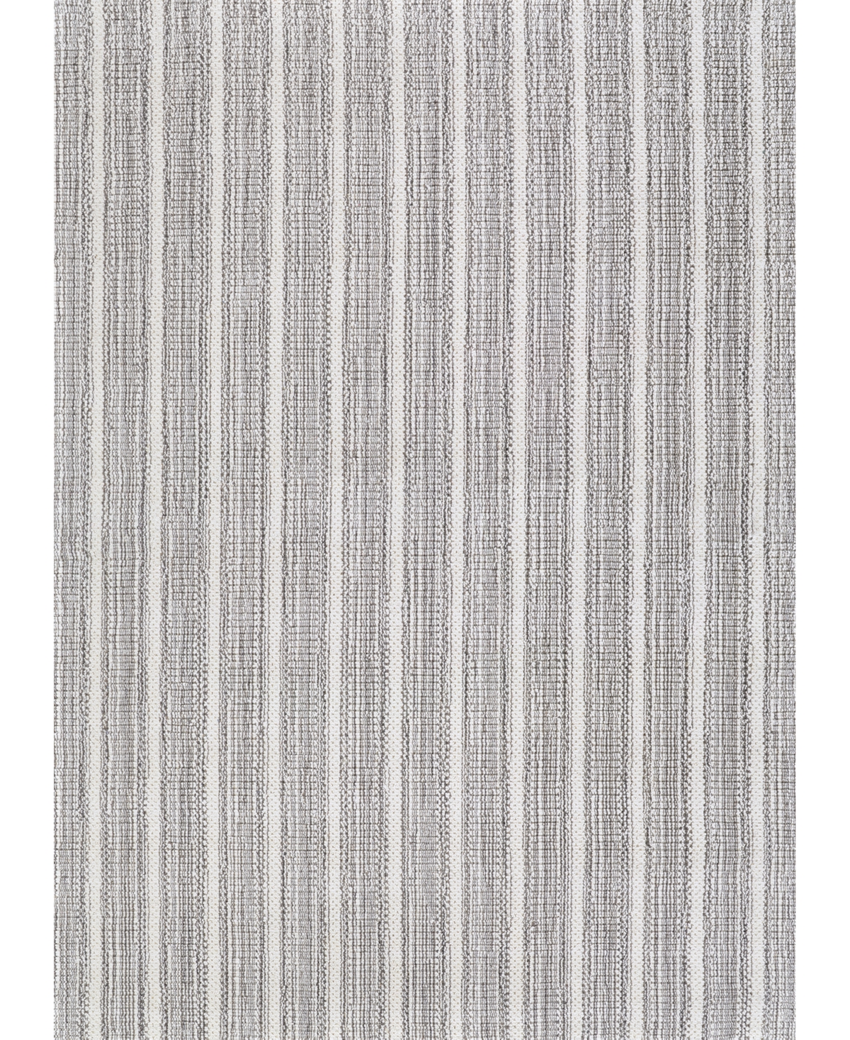 Couristan Textured Stripes 5' X 8' Area Rug In Gray