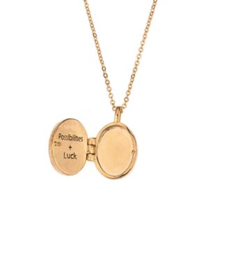 Stone Locket Necklace