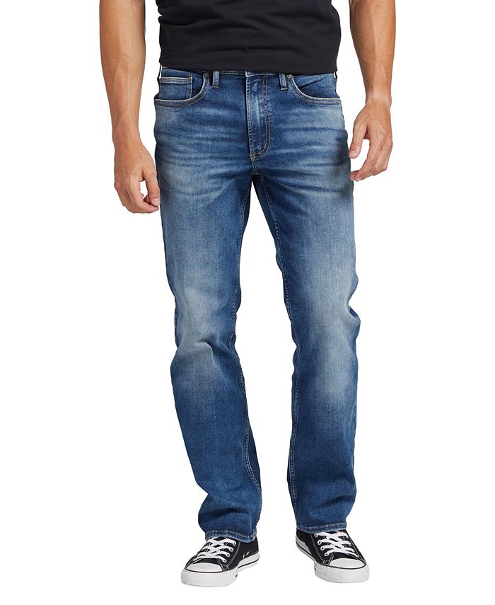 Silver Jeans Co. Men's Infinite Fit Athletic Straight Leg Jeans - Macy's