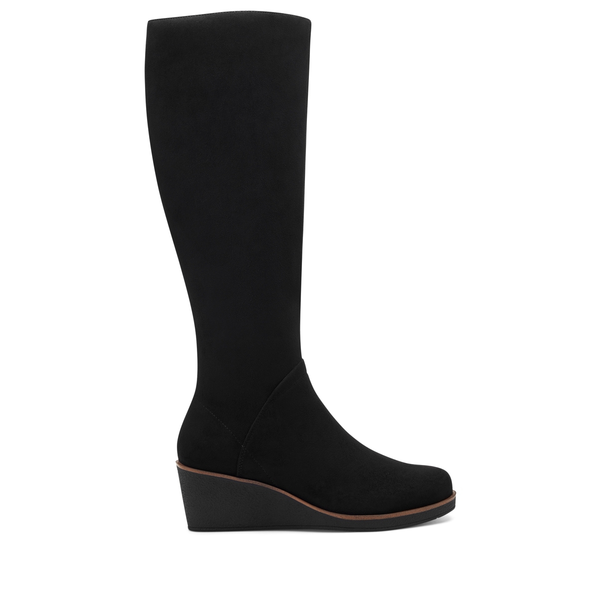 Aerosoles Women's Tall Binocular Regular Calf Wedge Boots