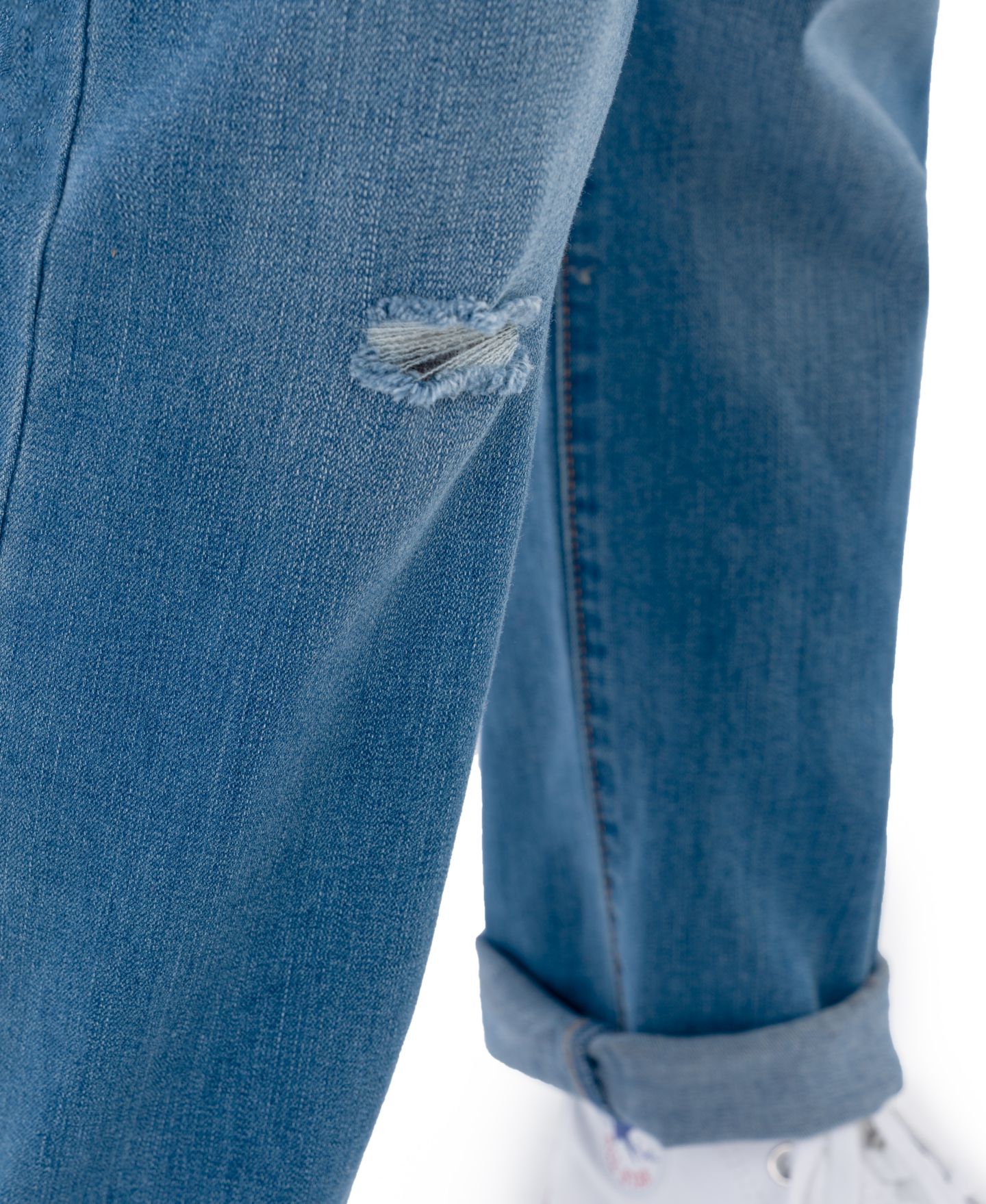 Комбинезон Levi's Adjustable Waistband Girlfriend Denim Overalls для девочек, цвет: 452 Небесно-голубой — фото 3