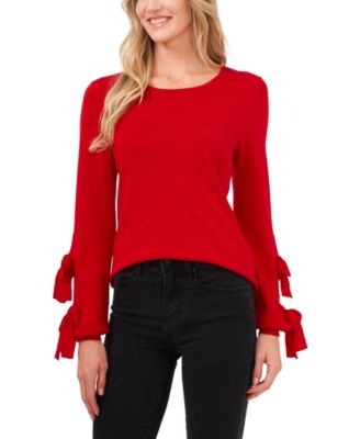 CeCe - Tie-Sleeve Sweater