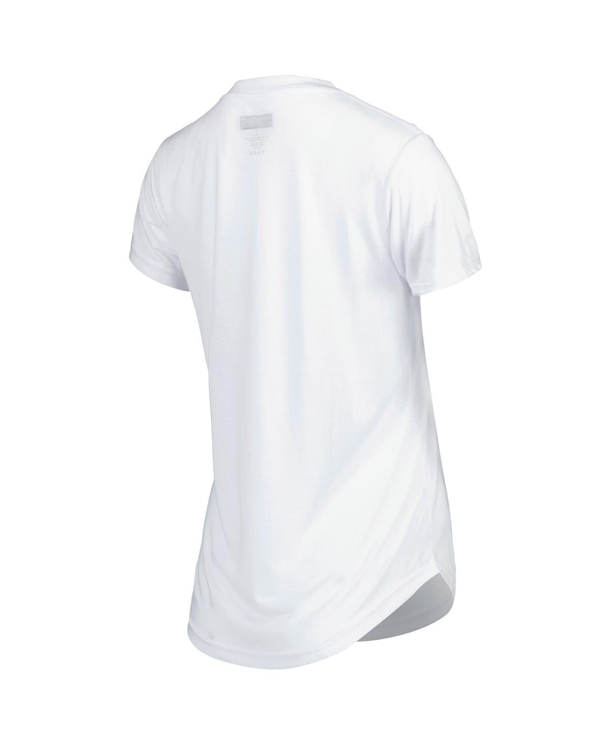 Concepts Sport Women's  White, Charcoal New York Giants Sonata T-shirt And Leggings Sleep Set In White,charcoal