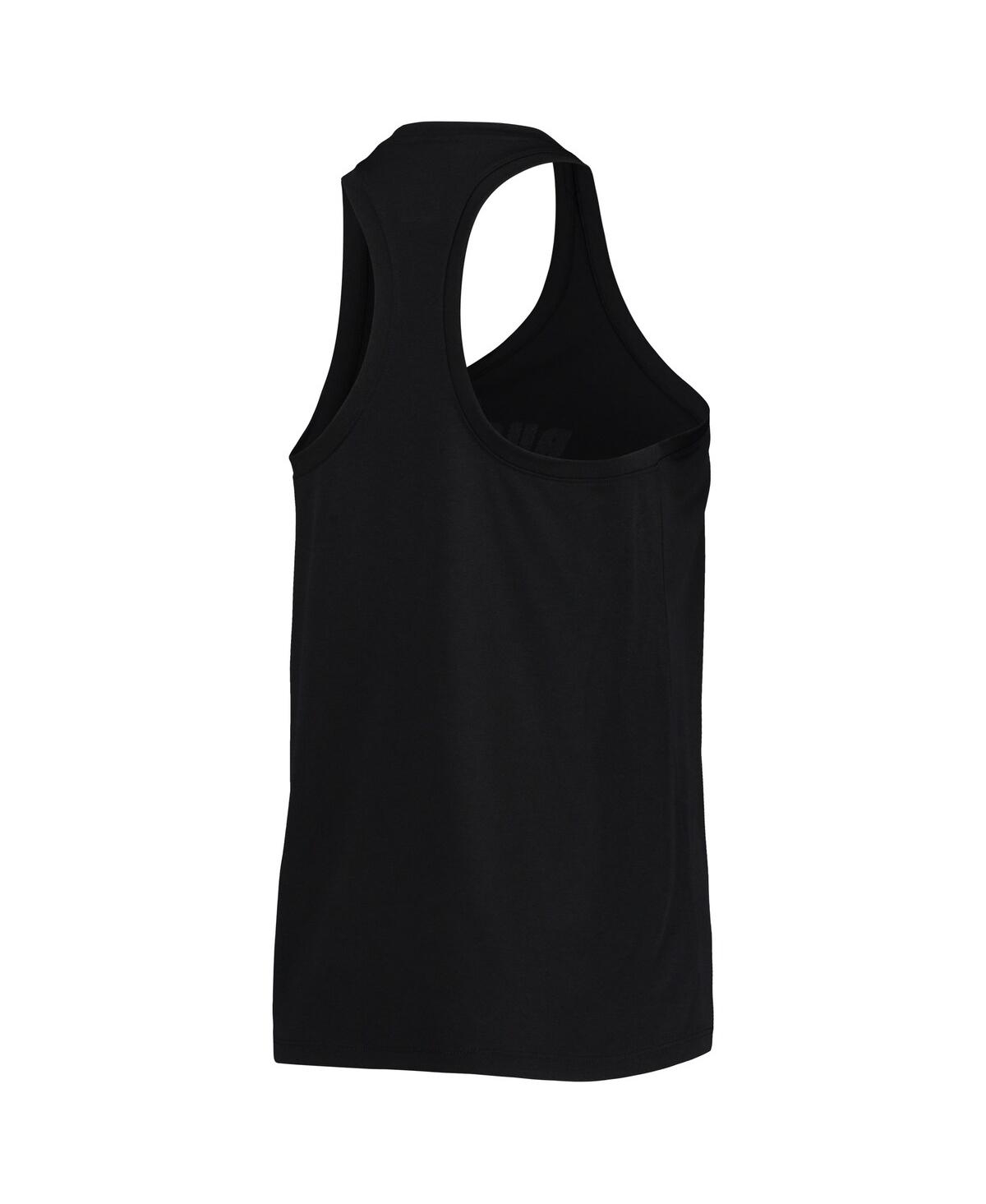 Shop Nike Women's  Black Ohio State Buckeyes Arch And Logo Classic Performance Tank Top